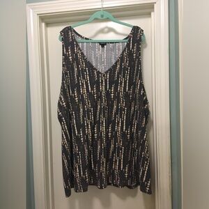 EUC Torrid Tank Top - 6x - Black and Tan Very Soft